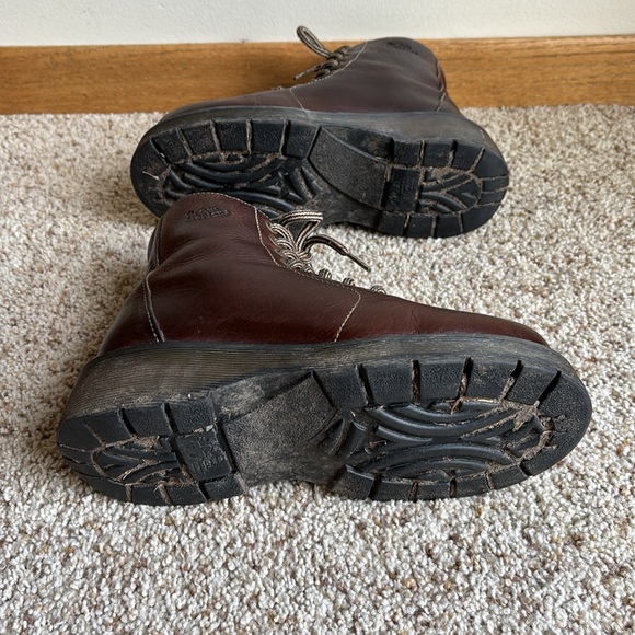 VTG Y2K Dr Martens Doctor Doc 3A55 Brown Leather Lace Up Boots Women’s UK 3 US 5 - Picture 6 of 9